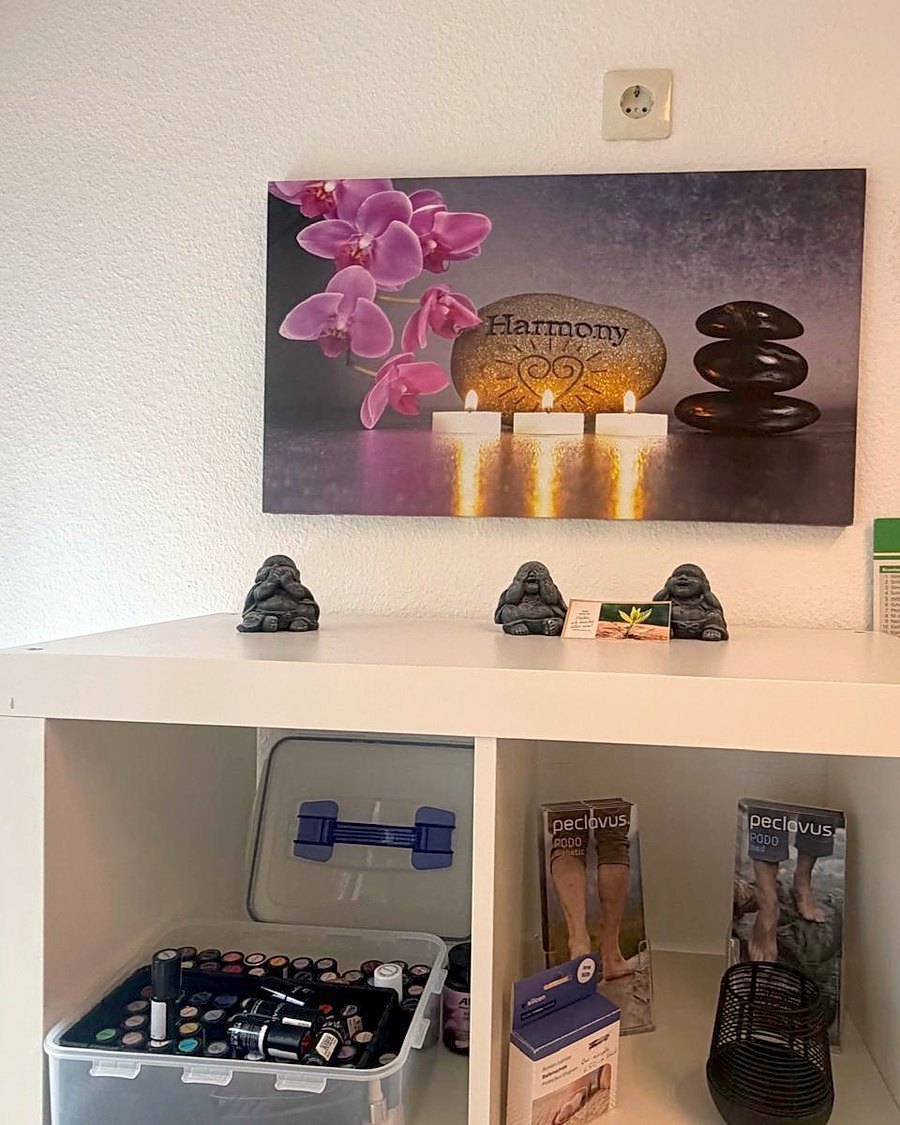 Dekoration im Behandlungsraum